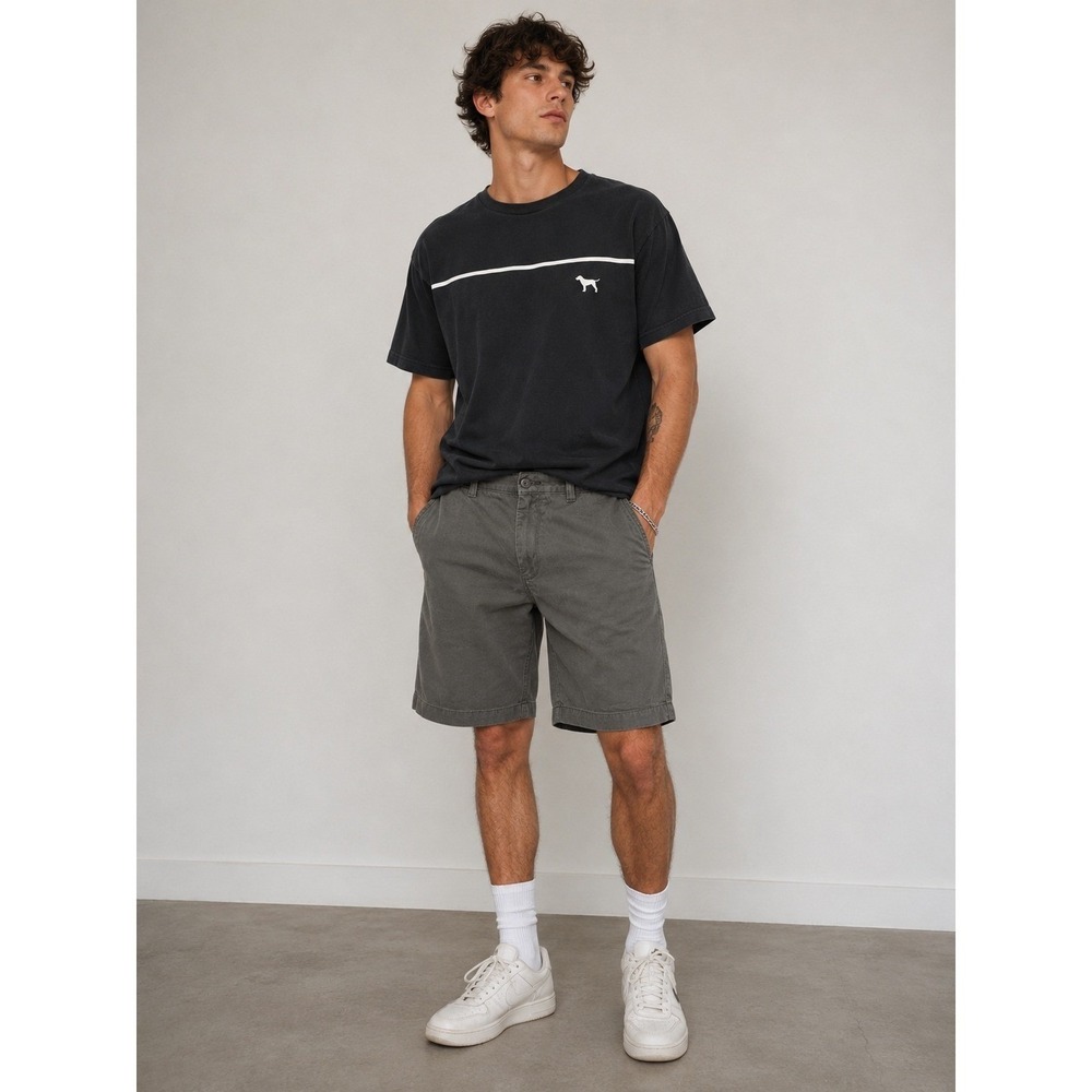 J Crew Shorts Mens 35 Grey Broken In Chino Gorpcore Preppy Minimalist
